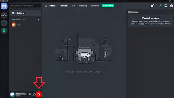 在你的电脑上打开Discord应用程序。在主窗口的底部，找到你的用户名，选择用户名右边的登录图标。然后进入 "我的账户"，进入你的账户设置。选择屏幕右侧的 "修改 "按钮。在这个阶段，你只需要点击 "删除账户 "选项。