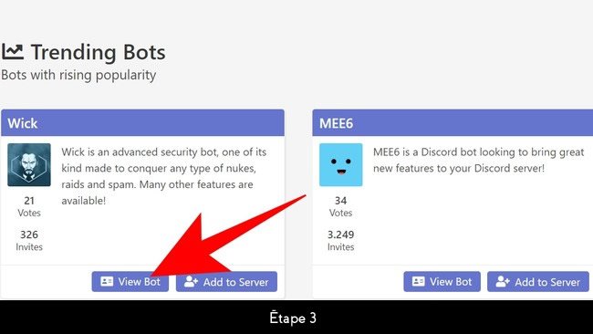 ajouter un bot au serveur discord 3