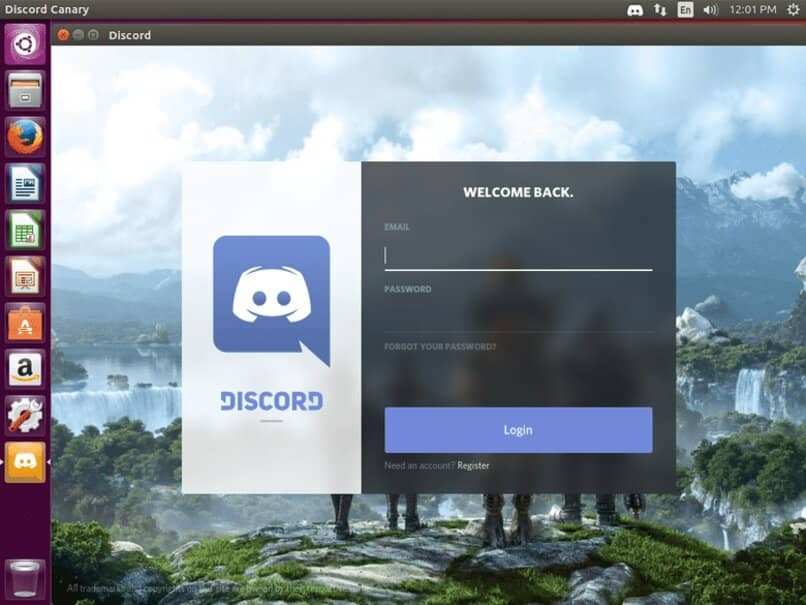 How to configure the Discord application in English?